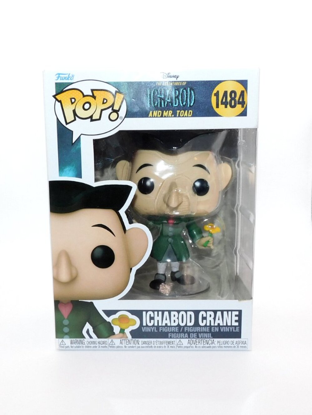Funko Disney Ichabod Crane Figure Headless Horseman Halloween 1484 Mr Toad New